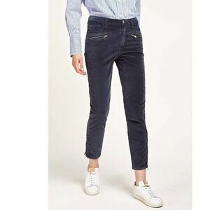 CLOSED Anthropologie Aimie Velvet Jeans Ankle Zip
